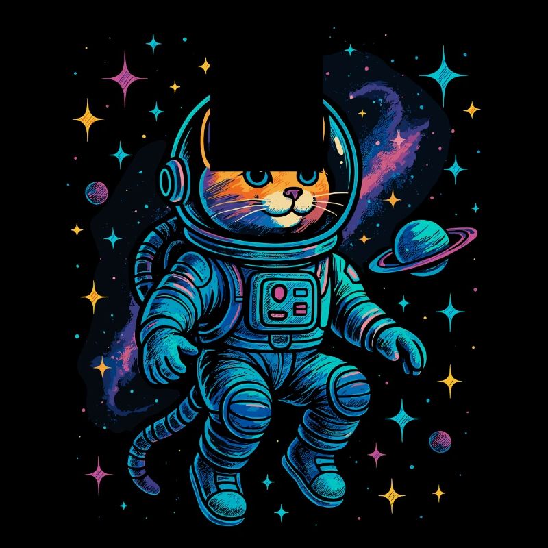 Chat de l’espace - Chat astronaute