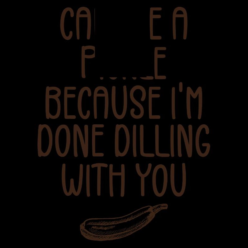 Nenn mich eine Gurke, weil ich mit dir fertig bin