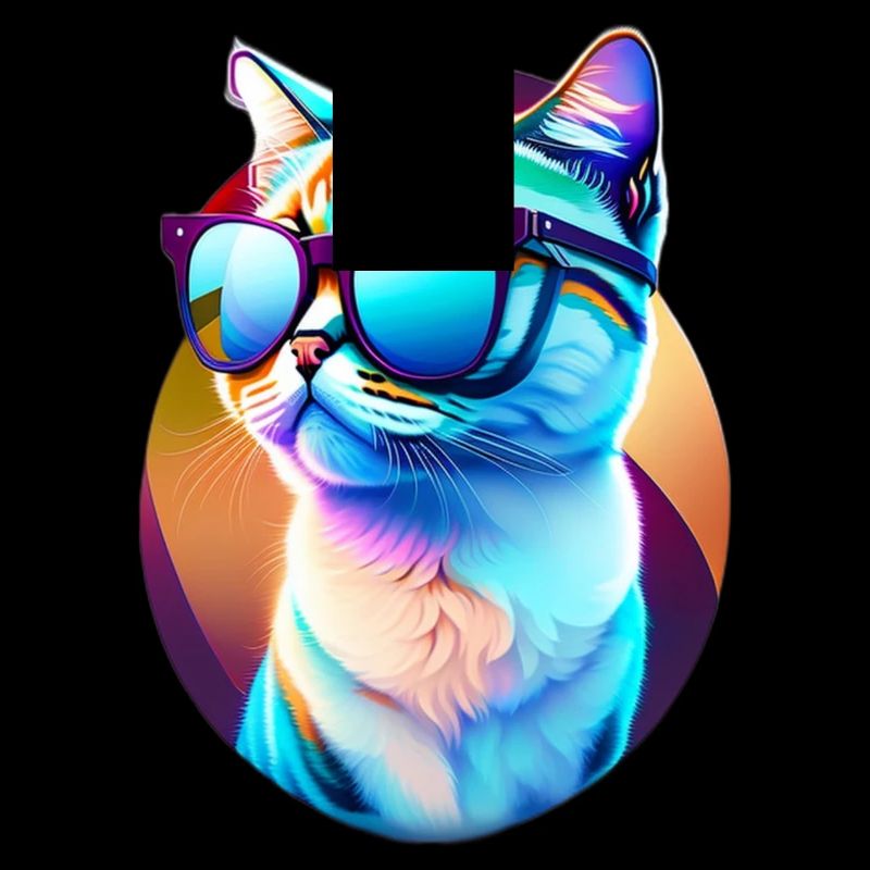 Spectacled cat