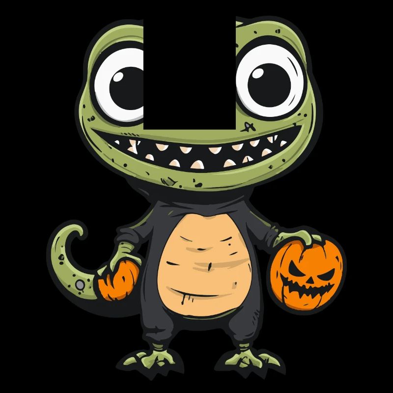 Lizard Halloween Zombie