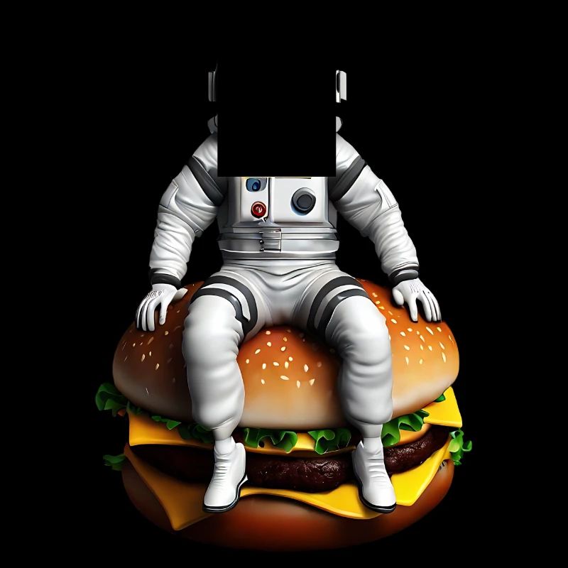 Astronaute spatial Cheeseburger