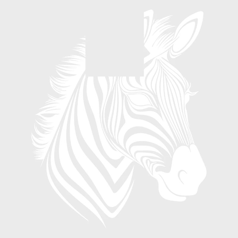 Zebra Elegant with beautiful striped pattern