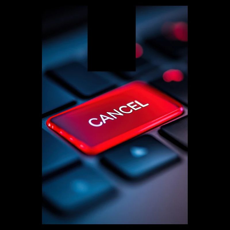 Red Cancel Key Highlight