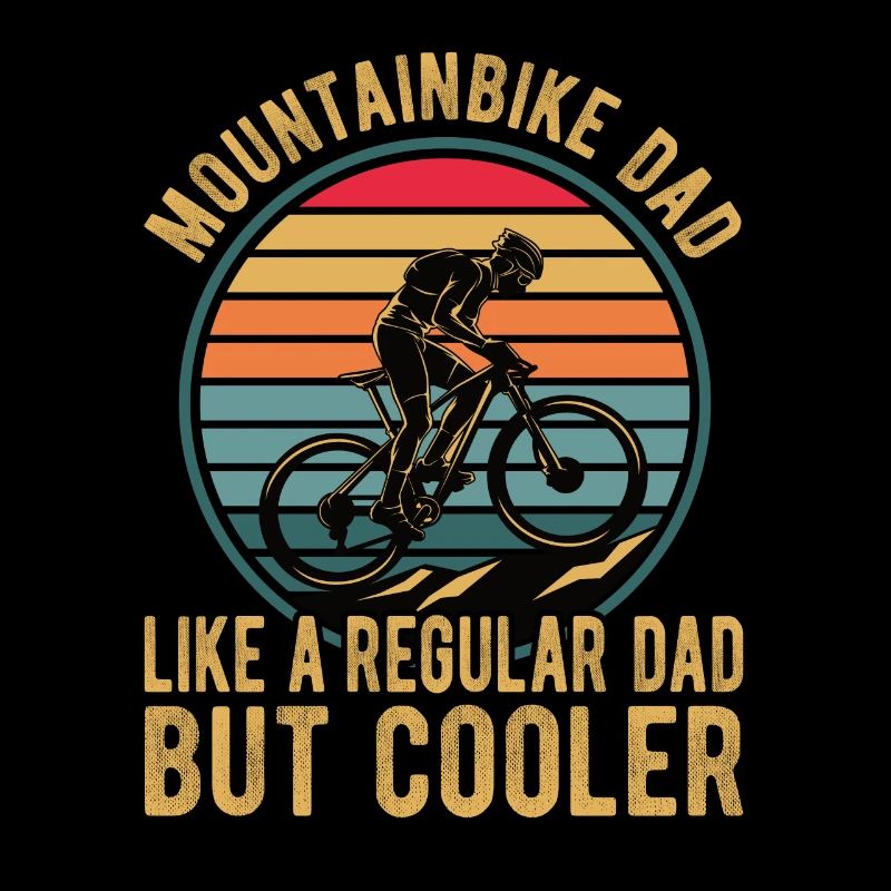 Papa VTT Comme un Papa Ordinaire Mais Plus Cool