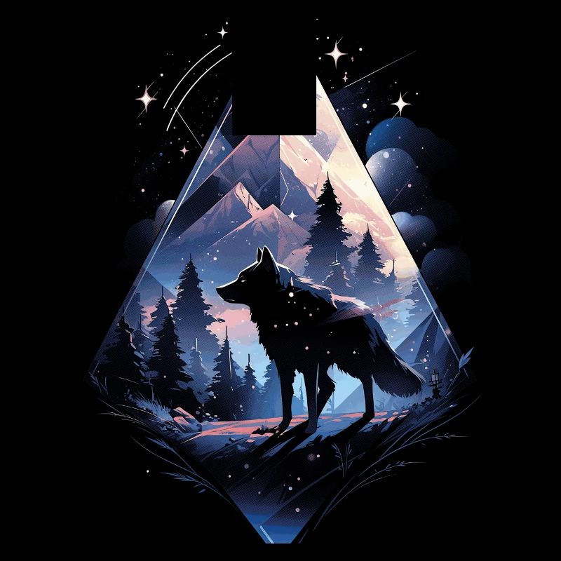 Majestic Wolf Wolves