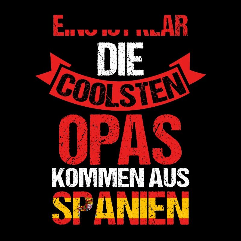 Spanier Opa Großvater Spanien