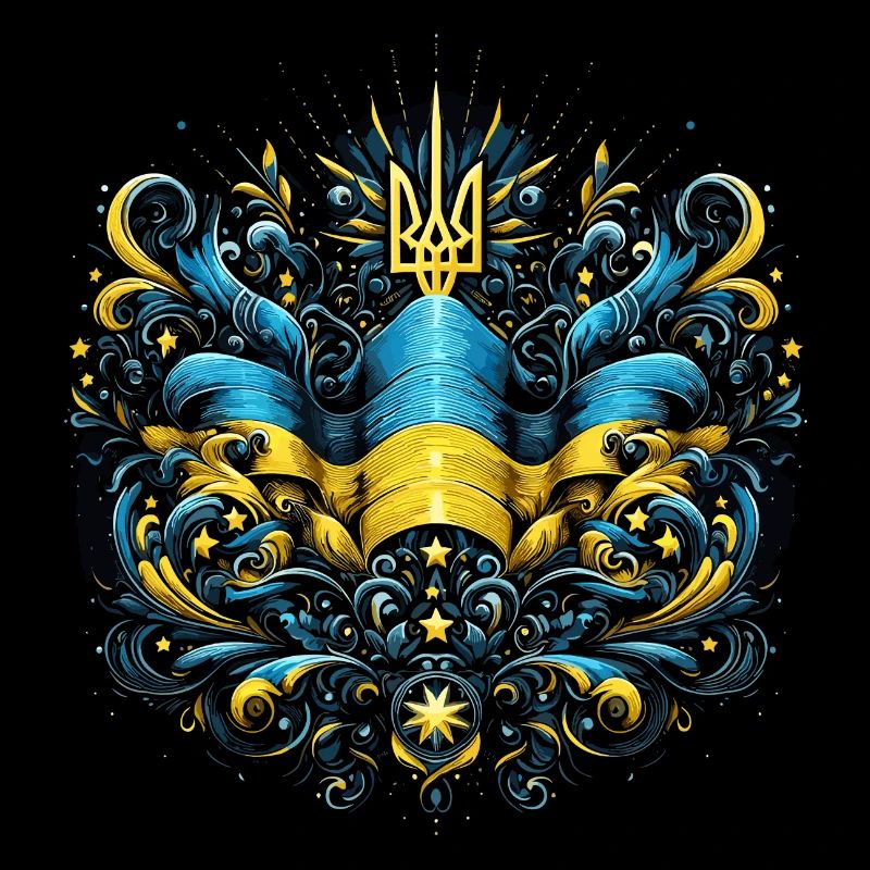 Ukraine Drapeau ukrainien Drapeau Liberté