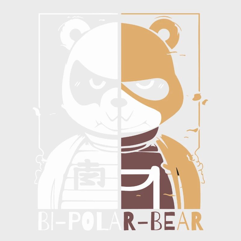 Bipolarer Polar Bär oder Eisbär