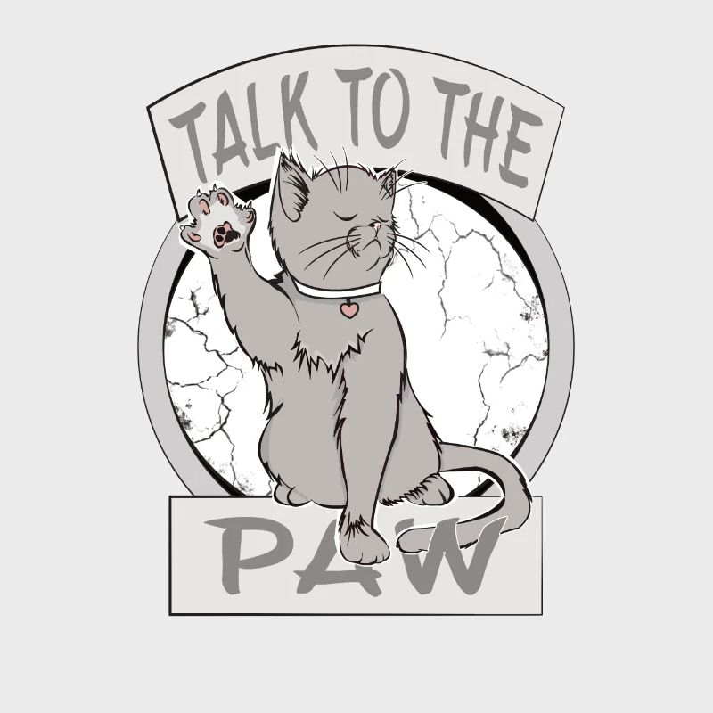 Sprich zu der Pfote Katze Geschenk