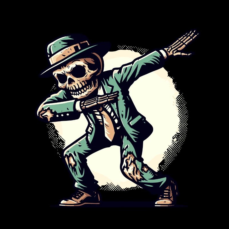 Dabbender Zombie Lustiges Dabbing Design