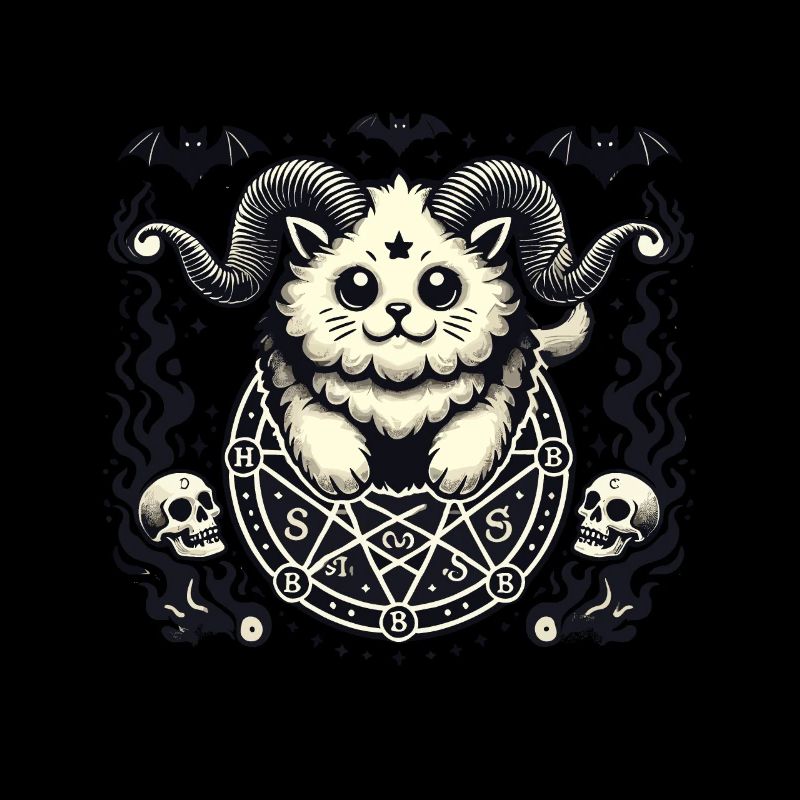 Mignon Lucifer chat drôle chats invocation