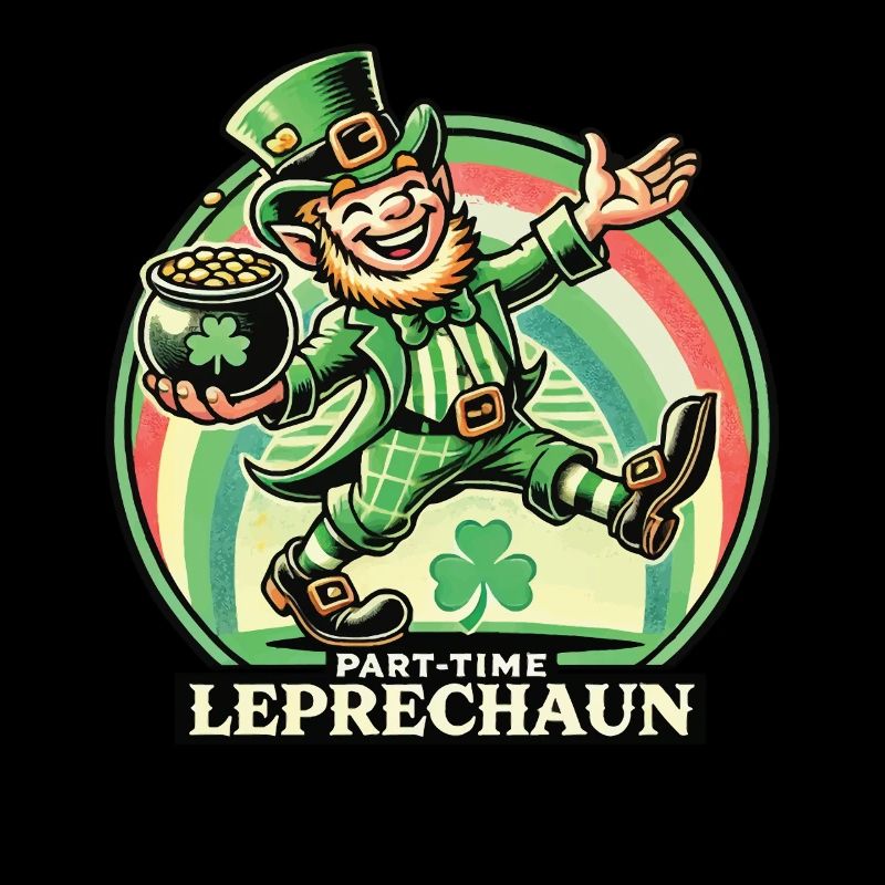 Leprechaun à temps partiel Fête de la Saint-Patrick