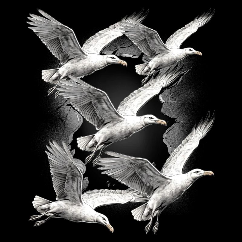 Möwen Möwe Maritim Seevögel