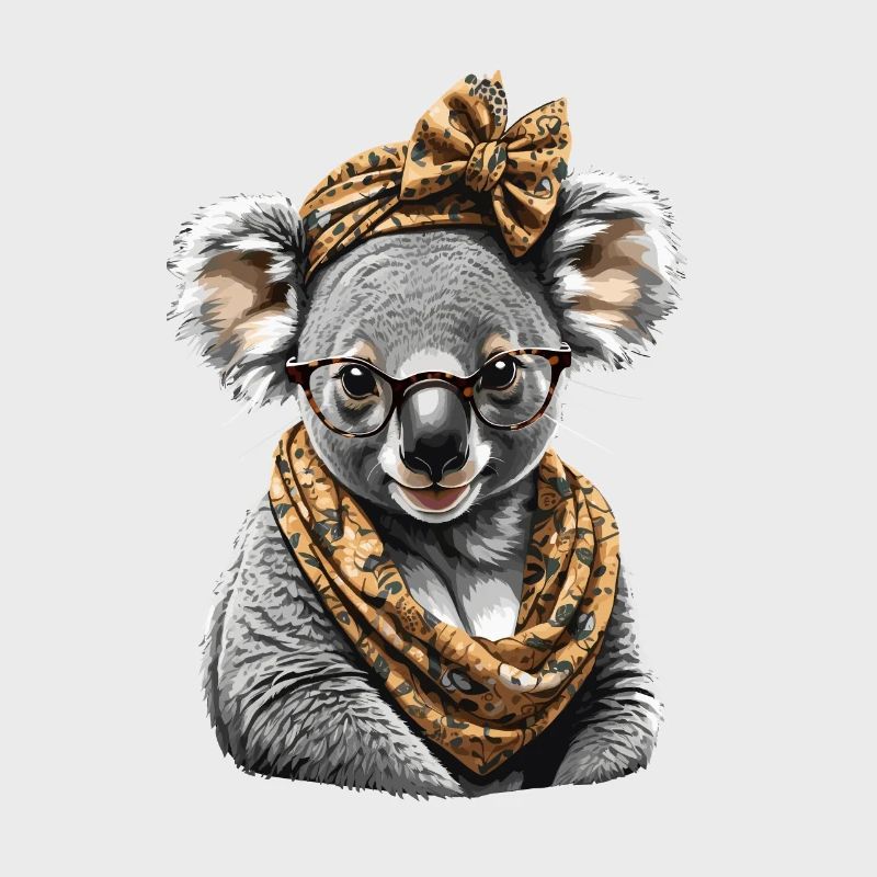 Drôle Koala Maman Mignon Maman Koala Ours