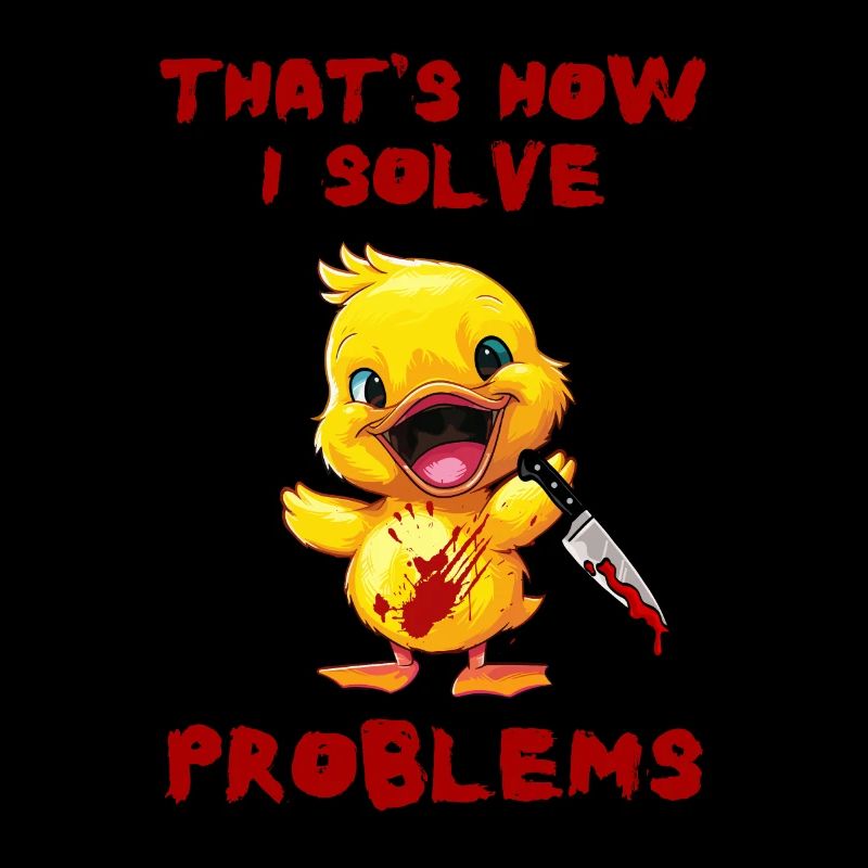 Duck With Knife - How To Solve Problems Funnily