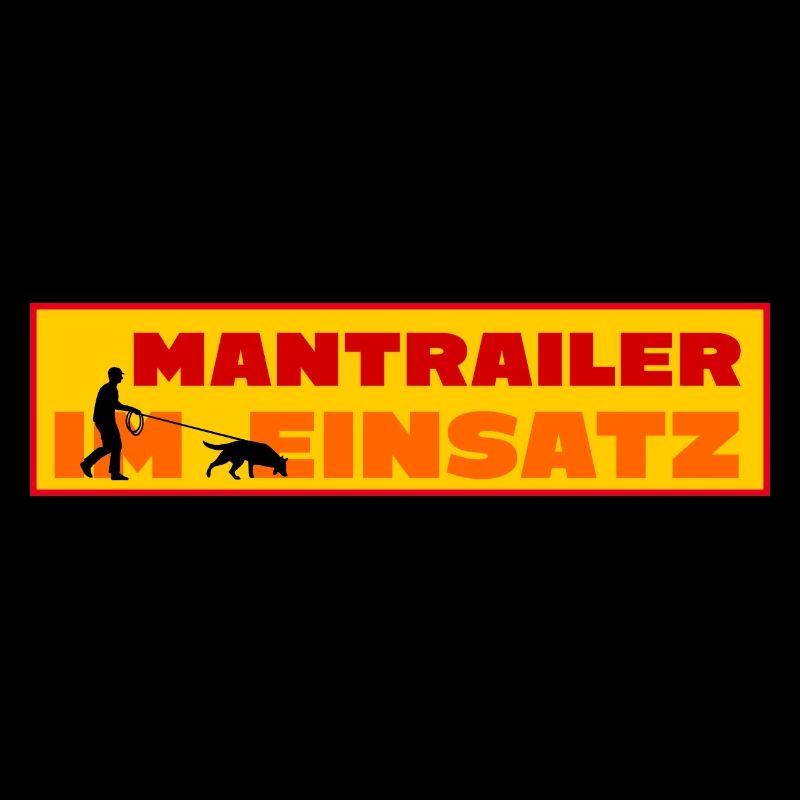 Mantrailer im Einsatz (Mann)