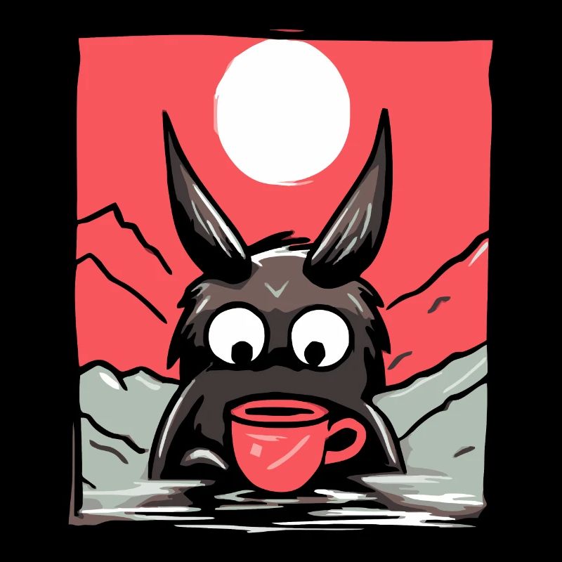 Japanese Red Sun: A Coffee Bunny