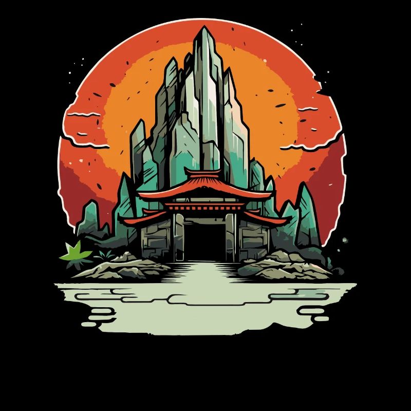 Japanese Anime Temple