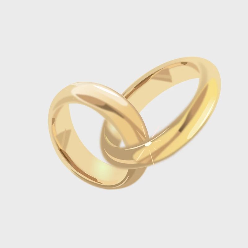Der goldene Ehering
