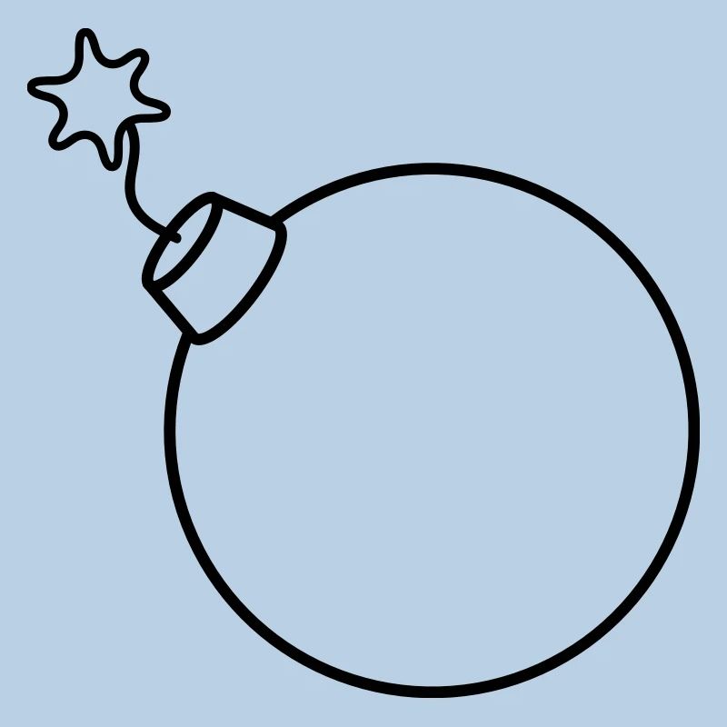 burned round ball sphere circle text b