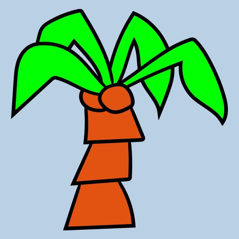 Palm Tree Island Tree Plage Vacances Noix de Mer Cool