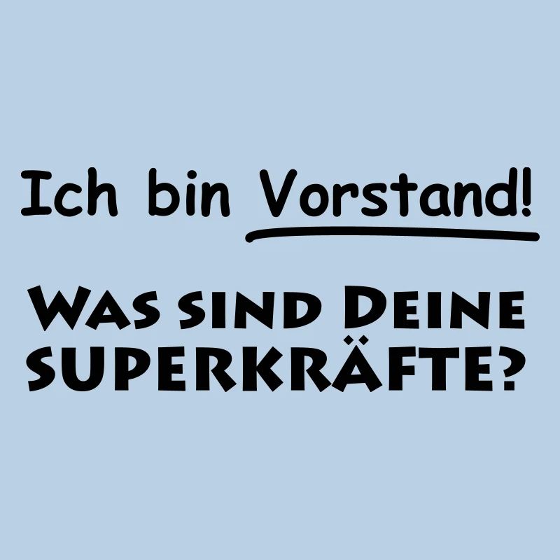 ich bin vorstand