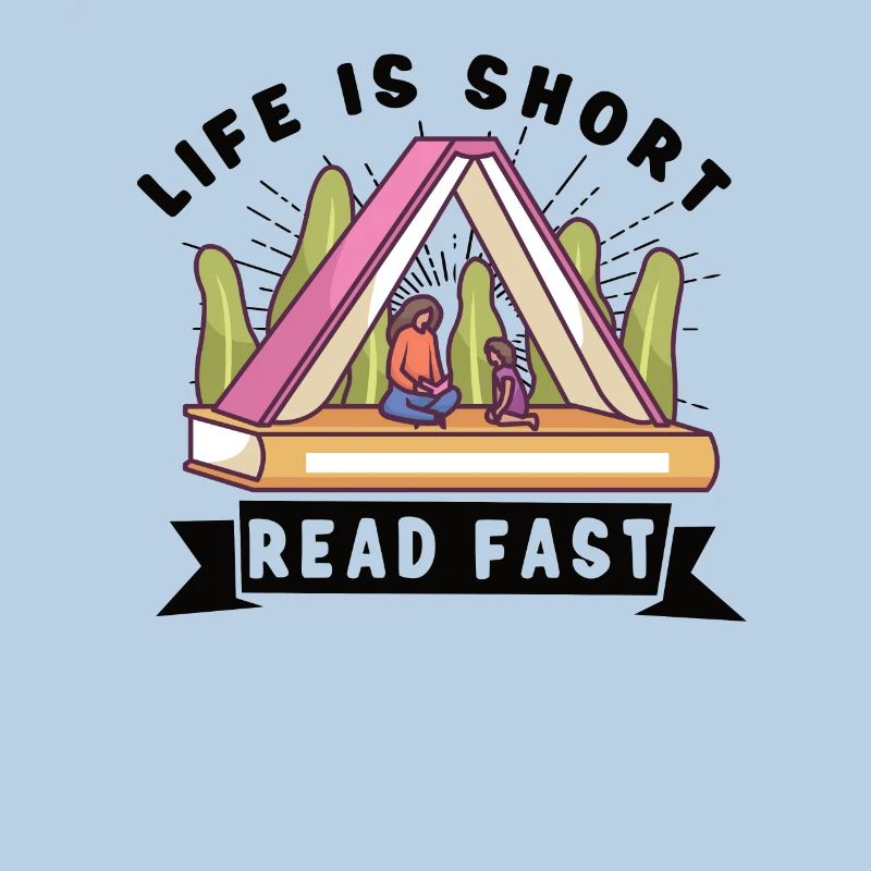 Book Reader Reading Literature Bookworm Gift Idea