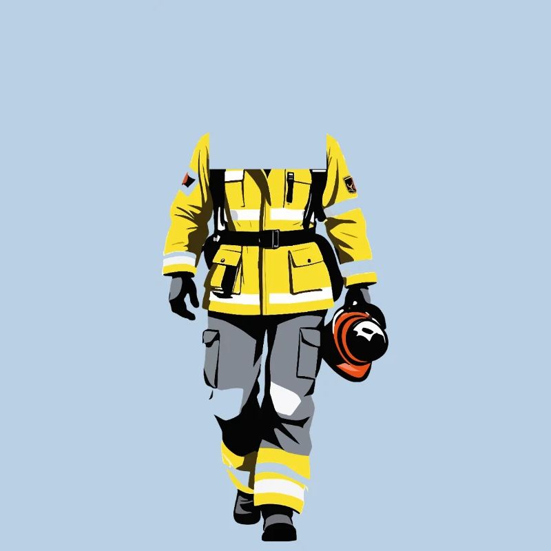 Firefighter - Profession Design Sticker