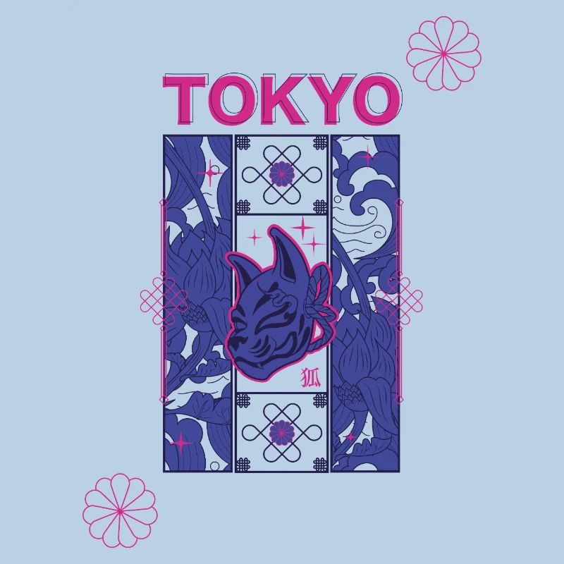 Conception du Kitsune Néon de Tokyo