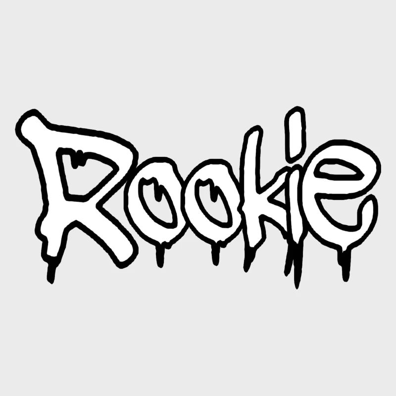 Conception de texte de recrue de style graffiti
