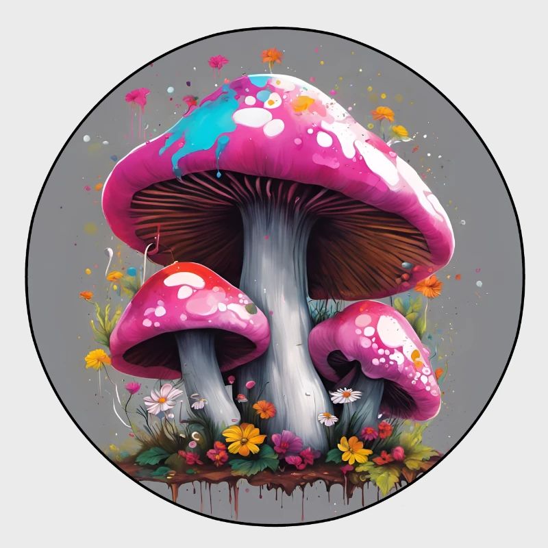 Champignon / Champignon / Prairie / Forêt / Goa / Psy