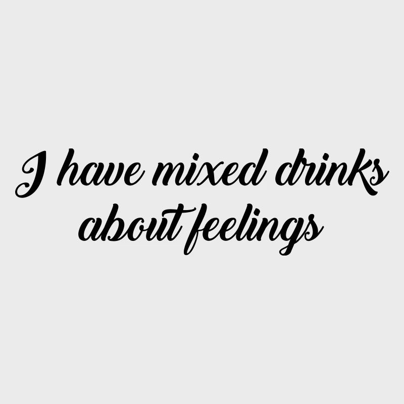 mixed drinks text