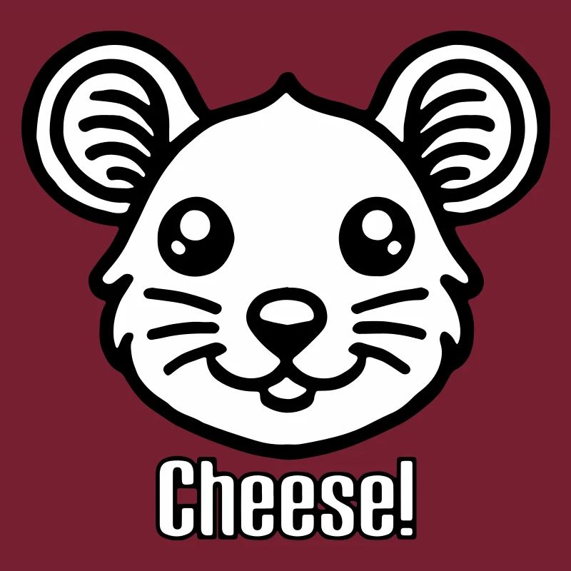 Cute looking Mouse - "Cheese" Design