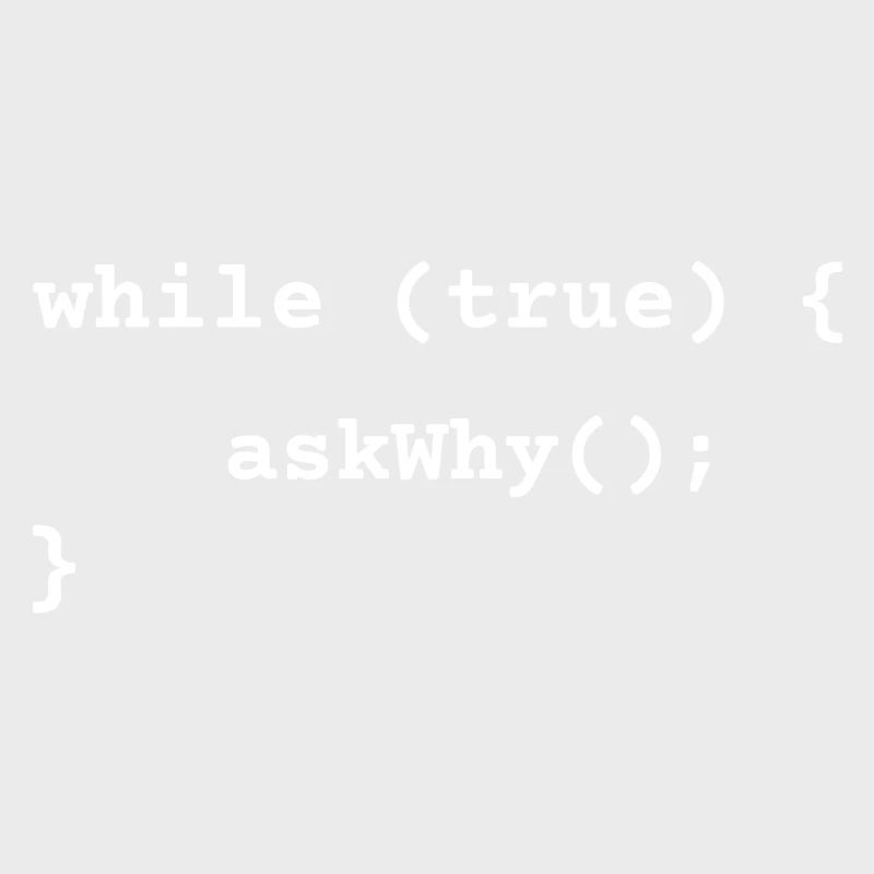 Loop of Overthinking Funny Coding Design Gift