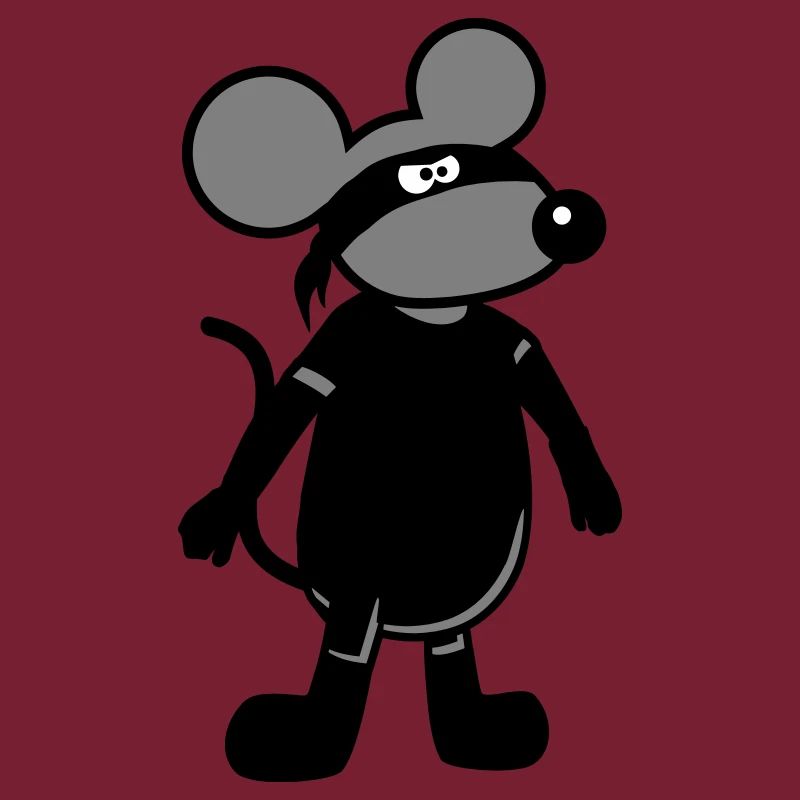 Maus Böse Räuber Ninja Überfall Dieb Einbrecher