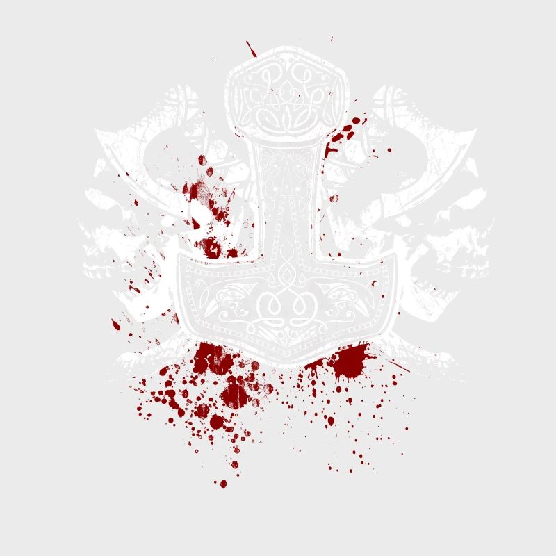Mjölnir, Marteau de Thor, Crânes, Vikings