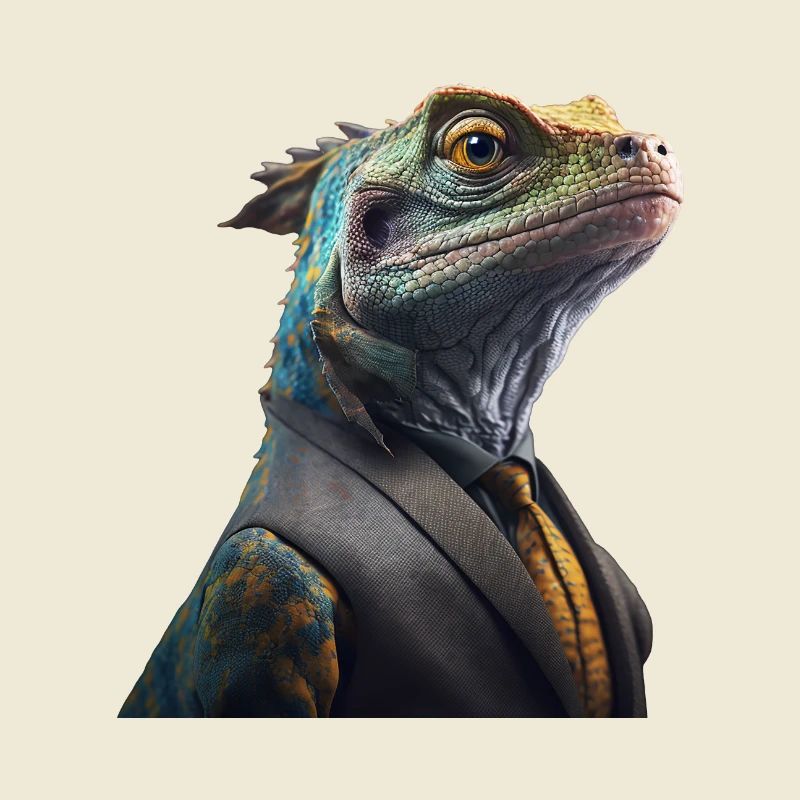 A fine lizard