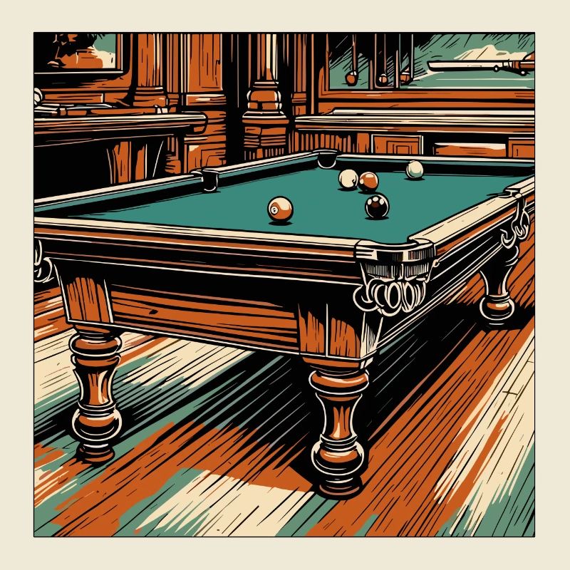 Billard / Boule de billard / 8 boules / billard / Kö