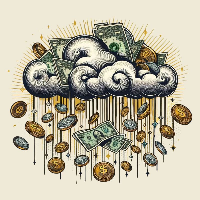 Pluie d’argent ☁️💸💸