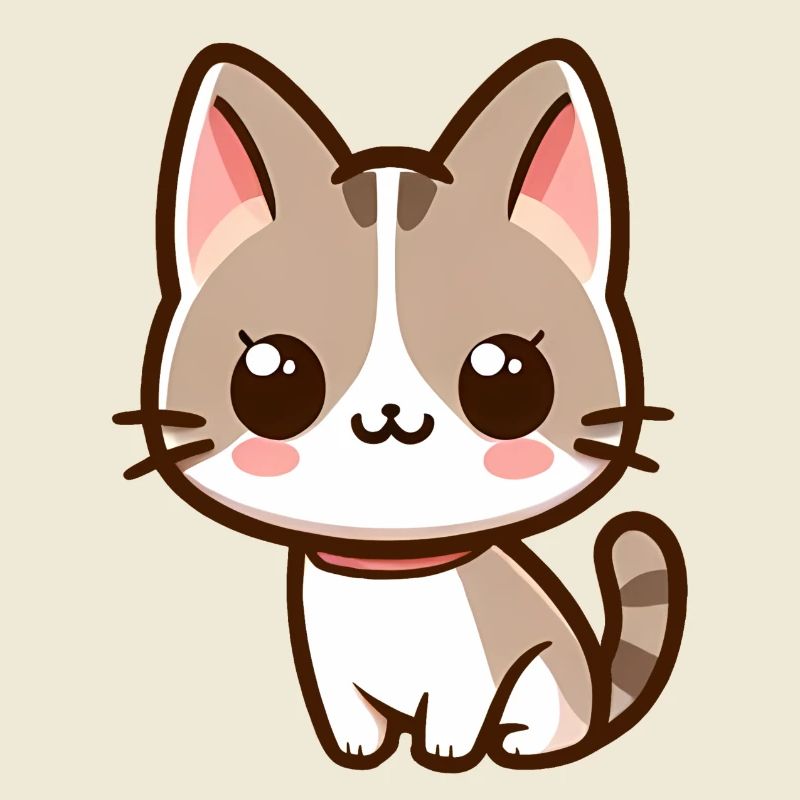 Cute smiling cat