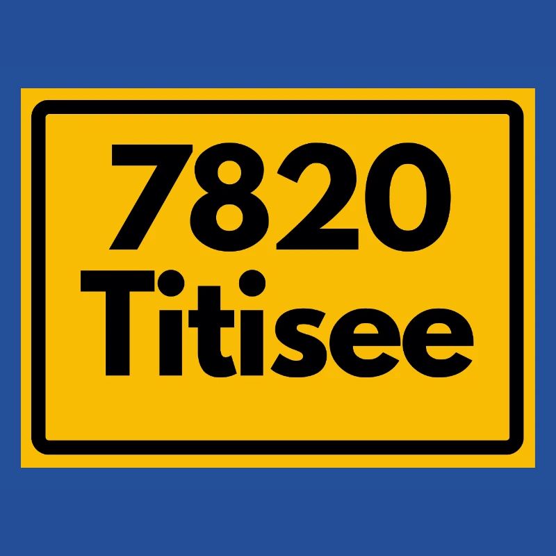 OLD POSTCODE POSTCODE RETRO 7820 TITISEE HEIMAT