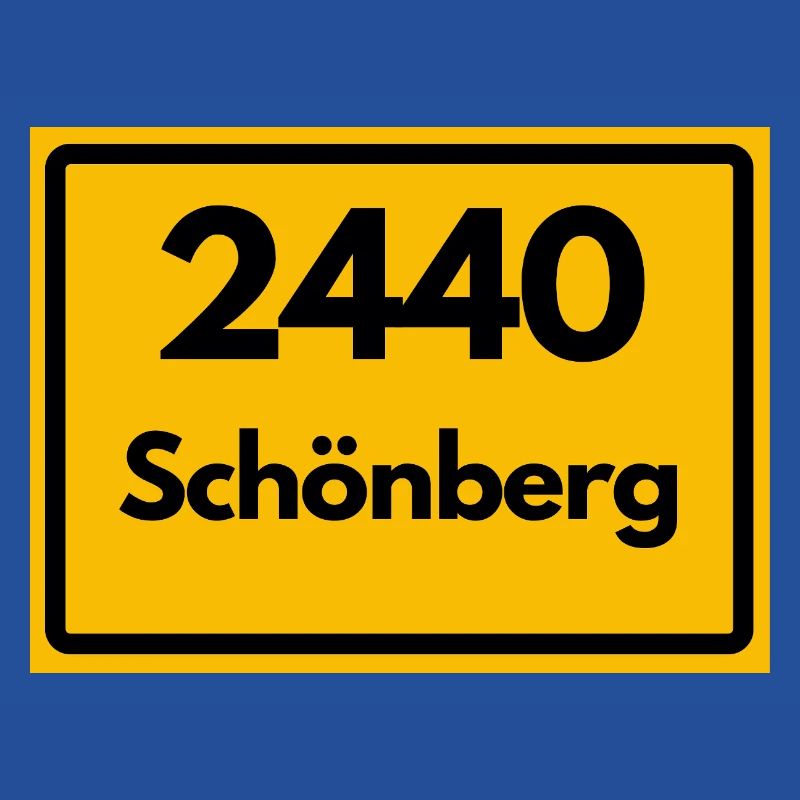 OLD POSTCODE POSTCODE RETRO 2440 SCHÖNBERG HEIMAT