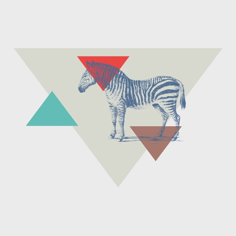 Conception de triangle de zèbre