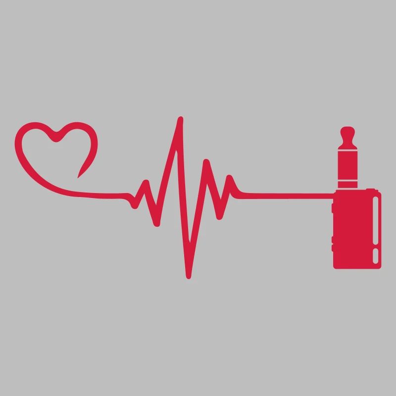 E-Zigarette Puls Herz Liebe
