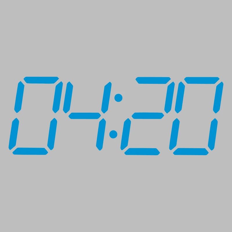 4:20 pm Seven segment digital clock