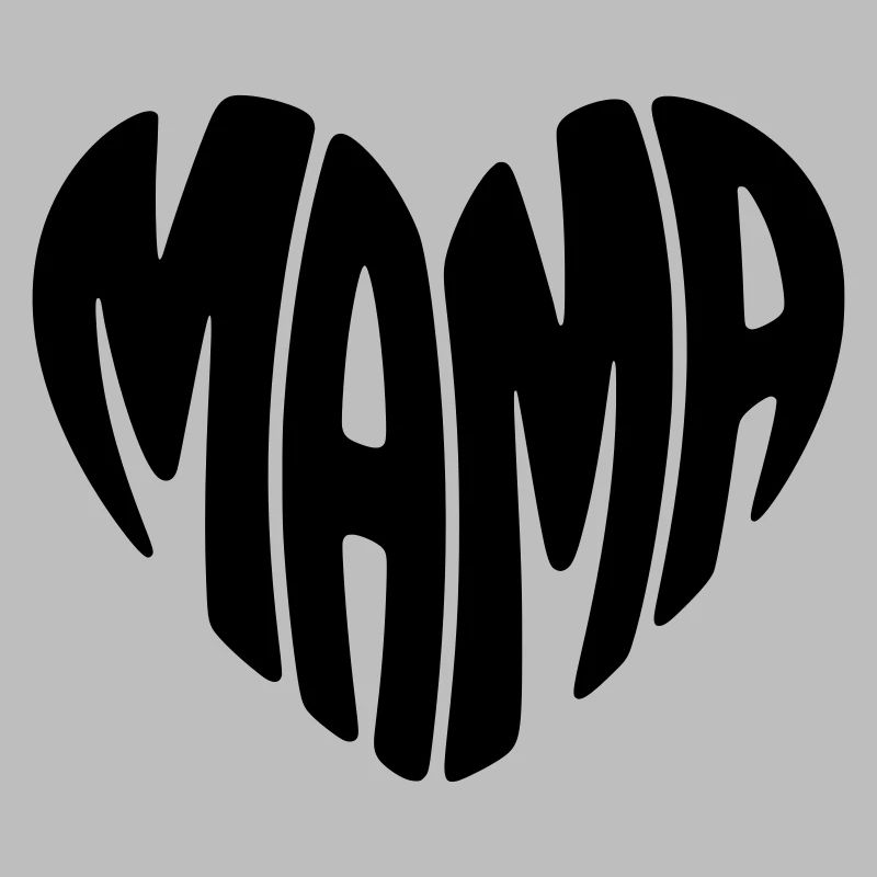 Mama Herz Form Mutter Herzform Muttertag Geschenk