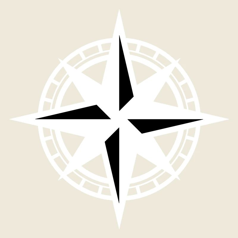 Nordic Star: Styled Compass Design
