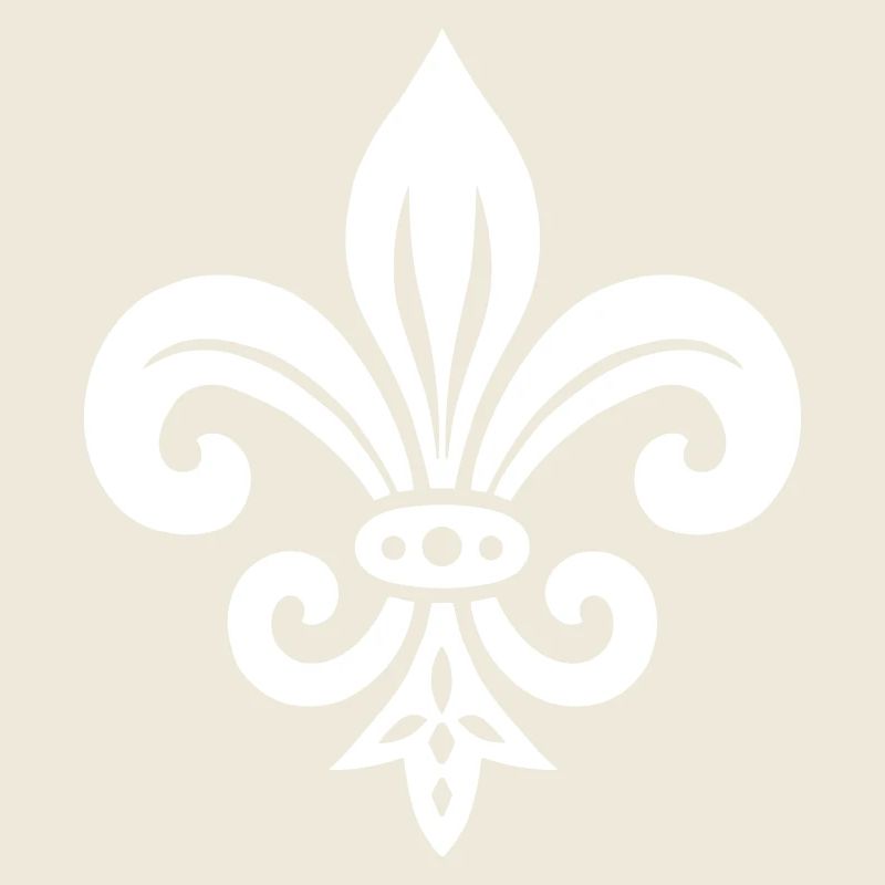 Schlichtes Fleur de lis Design