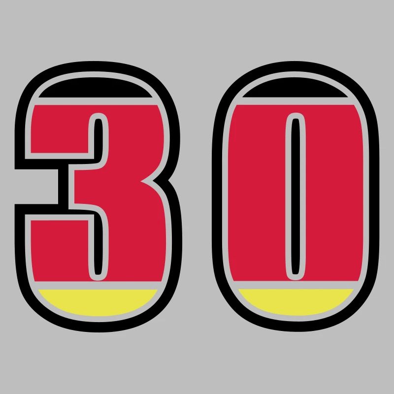 30 Nummer Deutschland Trikot