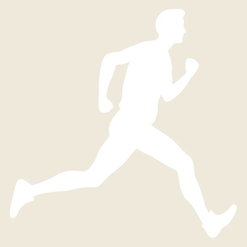 Running Marathon Mann Silhouette